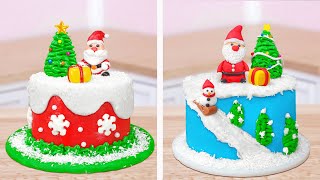 1000 Best Miniature Christmas Cake Recipe Decorating 🎄🎅 Holiday Cake Ideas By Mini Cakes [upl. by Edualcnaej]