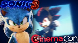 NEW Sonic Movie 3 SHADOW Cinemacon LEAKED TEASER LEAK [upl. by Ellehcram]