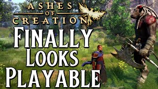 Ashes of Creation Finally Looks Playable [upl. by Aslam]