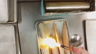 searing albacore for sushi [upl. by Acinad288]