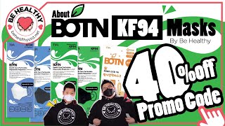 about BOTN KF94 masks with 40OFF Promo Code [upl. by Gayel]