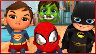 Superhero Song  Banana Cartoon HD [upl. by Nordgren575]