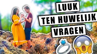 LUUK VERRASSEN MET VERLOVINGSRING  💍😱 [upl. by Darbee604]