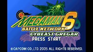 MegaMan Battle Network 6 Title Screen Gregar [upl. by Hartnett712]