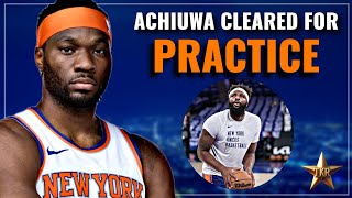 MAJOR Precious Achiuwa Injury Update Robinson FINALLY Starting OnCourt Activities…  Knicks News [upl. by Nahgeem]