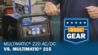 Multimatic 220 ACDC vs Multimatic 215 Real Gear [upl. by Urian]