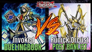 Invoked vs Runick Orcust  Post Banlist January 2024 Duelingbook  YuGiOh [upl. by Lander]