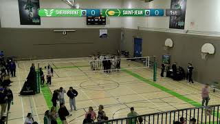 RSEQ Volleyball masculin 🏐 SaintJean  Sherbrooke 10182024 [upl. by Aleakcim]