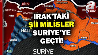 İran Destekli Şİİ Milisler Rejim Ordusuna Yardım İçin Suriyede  A Haber [upl. by Bores734]