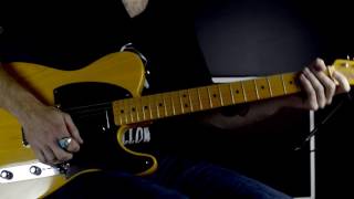 Broadcaster Quiet Coil Pickup Demo by Mojotone [upl. by Sdlonyer]