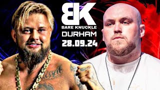 Jack Draper vs Rowan Gregory Full Fight  Bare Knuckle Sport [upl. by Annahsohs]