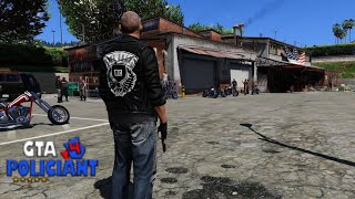 GTA policjant 4 6 Gang motocyklowy [upl. by Tammi610]