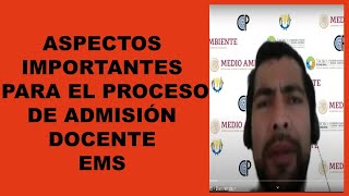 Proceso de admisión docente en educacion media superior 20242025 oficial [upl. by Meta]