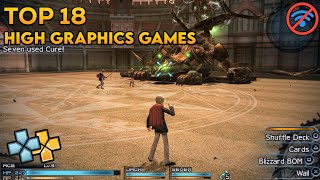 Top 18 Best PPSSPP High Graphics Games for Android [upl. by Noseyt]