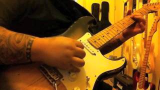 Nash Strat with Dimarzio quotAreaquot pickup set [upl. by Atinnor]