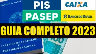 ABONO SALARIAL PIS PASEP 2023 GUIA COMPLETO CALENDÁRIO DE PAGAMENTO CAIXA ECONÔMICA E BANCO BRASIL [upl. by Benedic]