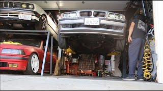 BMW E38 740i MANUAL SWAP PART 1 [upl. by Rasecoiluj]