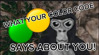 What your gorilla tag color code says about you [upl. by Culliton]