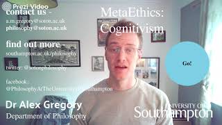 MORAL PHILOSOPHY  Metaethics 2 Cognitivism [upl. by Kcirdef]