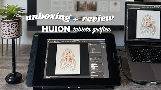 UNBOXING  REVIEW de HUION Kamvas 12  Tableta gráfica [upl. by Prudy]