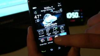 Hands on BlackBerry Storm2 Part 2 [upl. by Ynattib]