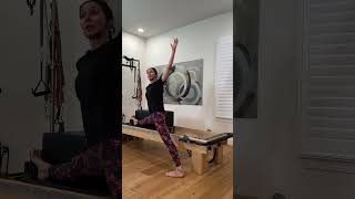 Lower body mobility pilates pilatesinstructor reformer reformerworkout lowerbodyworkout [upl. by Dex]