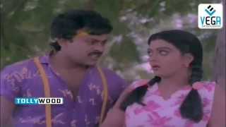 Jebu Donga Movie  Chiranjeevi and BhanuPriya Funny Scene [upl. by Rhoades]