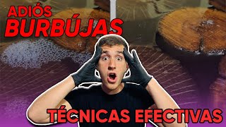 👋🏻 ADIÓS burbujas 🫧 Técnicas MÁS EFECTIVAS para eliminarlas de tus trabajos con resina epoxi 😎💥 [upl. by Blatman295]