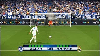 CHELSEA FC vs REAL MADRID  UEFA Champions League  UCL  Penalty Shootout  PES 2018 Gameplay PC [upl. by Laverne817]