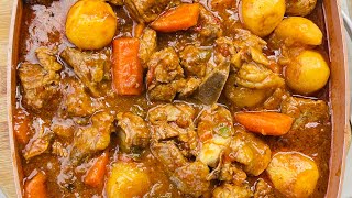 BEEF STEW RECIPEHOW TO MAKE BEEF STEWSOUTH AFRICAN BEEF STEW beefstew cookingchannel [upl. by Burd]