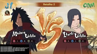 Madara Edo tensei Vs Itachi Edo tensei Dublado  Naruto X Boruto Storm connections [upl. by Costanza]