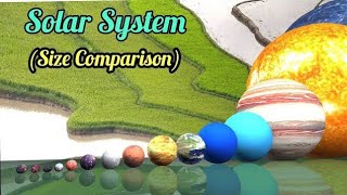 Solar System Planet Size Comparison 3D [upl. by Koeninger759]