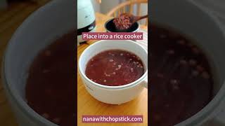 Sweet Red Beans Recipe [upl. by Jard]