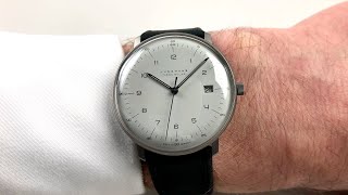 Junghans Max Bill Mega Solar Titanium Ref 059202304 [upl. by Hescock265]