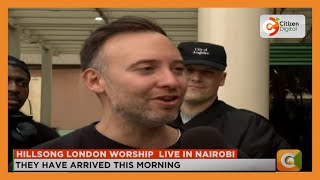 Hillsong London worship team arrives in Kenya for Nairobi concert [upl. by Machutte267]