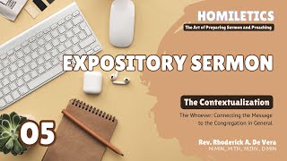 Expository Preaching 521 Why We Need Contextualization [upl. by Eva]