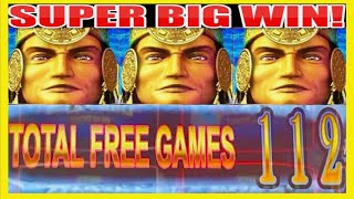 ★SUPER BIG WIN★100 GAMES★MAYAN CHIEF Konami Slot Machine Bonus [upl. by Natelson543]