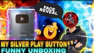 Silver Play Button Unboxing 😍😄  Funny Unboxing 😂😅  Graduate ff [upl. by Manvel110]