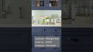 Blue laminate Kitchen Cabinets  Kitchen Color Combinations  ArSonika  shorts [upl. by Aowda537]