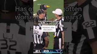 Controversial NFL call Detroit Lions 2point conversion denied Did officiating fail nfl [upl. by Ylak613]