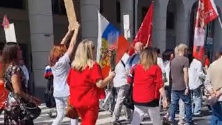 ИТАЛИЯБОЛОНЬЯ12052024ITALYBOLOGNAFESTA DELLA VITTORIAкатюшабессмертныйполк [upl. by Oisinoid]