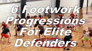 6 Footwork Progressions For Elite Defenders [upl. by Hwu]