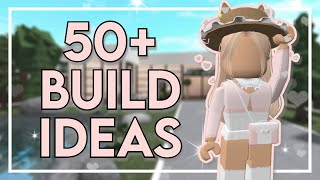 50 Things to Build in Bloxburg  Build Ideas Roblox [upl. by Eelarac]