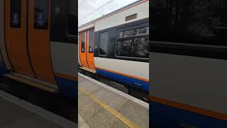 Class 378 departs Caledonian Road with depot whistle [upl. by Yaeger]