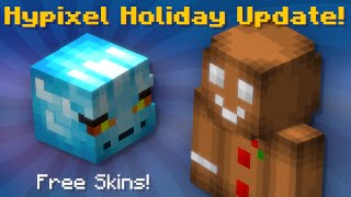 Hypixel Holiday Update Free Skins  Prototype Lobby Revamp Hypixel Skyblock News [upl. by Enylrac537]