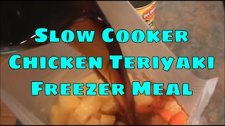 Slow Cooker Chicken Teriyaki Freezer Meal [upl. by Flanna]