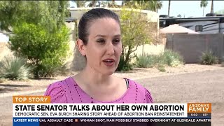 Arizona senator talks again about her own abortion after court ruling [upl. by Wendie773]