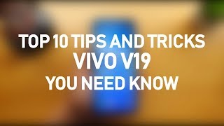 Top 10 Tips and Tricks Vivo V19 you need know  Global Version [upl. by Krefetz425]