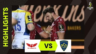 Highlights  Scarlets v ASM Clermont Auvergne Quarterfinal  EPCR Challenge Cup 202223 [upl. by Lacombe]