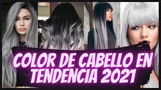 🌠CABELLO GRISPLATINADO LA NUEVA TENDENCIA 2021👍INSPÍRATE Y APUESTA POR UN CAMBIO DE LOOK ESTE 2021❤ [upl. by Yenffad622]